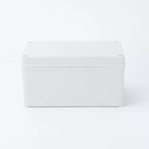 IP67 Dustproof & Waterproof Small ABS Plastic Junction Box – Screw-Mounted PVC Cable Enclosure for Electrical Wiring in Outdoor